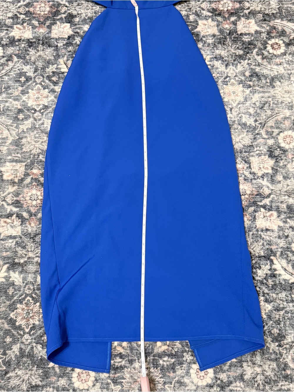 🦋 Lovers and Friends| Cobalt Blue Strapless Bandeau Maxi Dress NWT XL - Picture 8 of 10